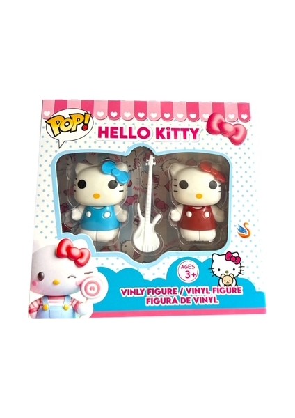 Hello Kitty 2 Li Figür Seti 5cm AD2195