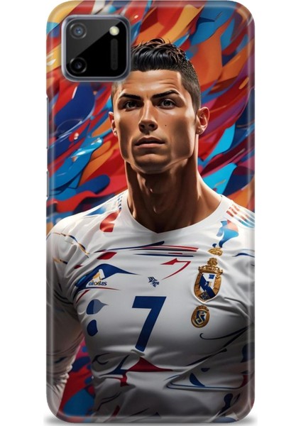 Realme C11 Kılıf Hd Baskılı Kılıf + Seramik Tam Kaplayan Ekran Koruyucu 6