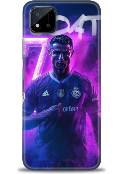 Realme C11 2021 Kılıf Hd Baskılı Kılıf + Seramik Tam Kaplayan Ekran Koruyucu 9