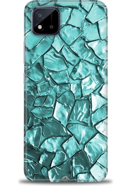 Realme C11 2021 Kılıf Hd Baskılı Kılıf + Seramik Tam Kaplayan Ekran Koruyucu 335
