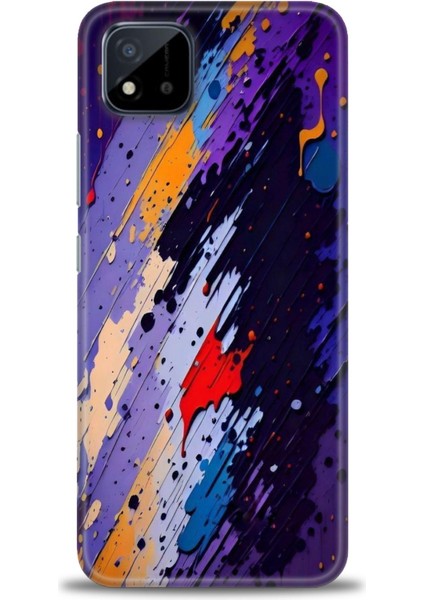 Realme C11 2021 Kılıf Hd Baskılı Kılıf + Seramik Tam Kaplayan Ekran Koruyucu 436