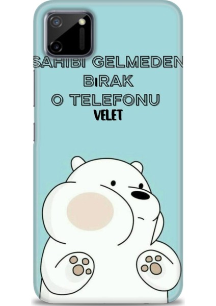 Realme C11 Kılıf Hd Baskılı Kılıf + Seramik Tam Kaplayan Ekran Koruyucu 160