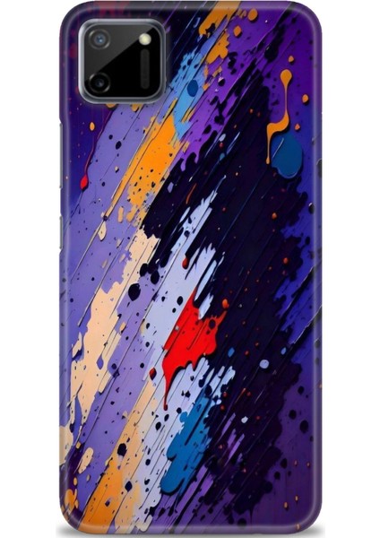 Realme C11 Kılıf Hd Baskılı Kılıf + Seramik Tam Kaplayan Ekran Koruyucu 436