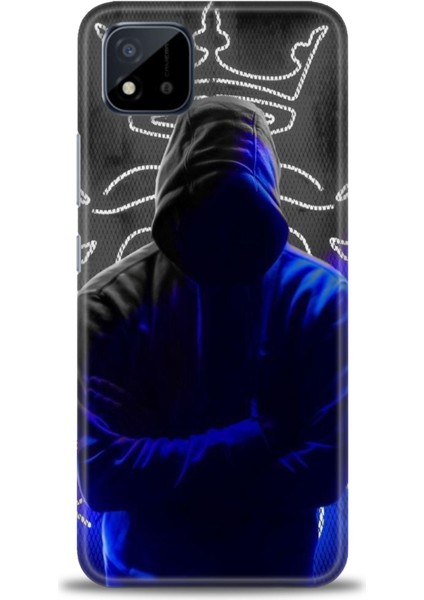 Realme C11 2021 Kılıf Hd Baskılı Kılıf + Seramik Tam Kaplayan Ekran Koruyucu 357
