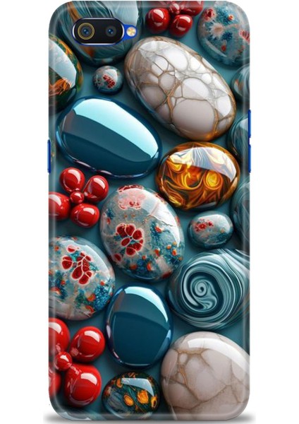 Realme C2 Kılıf Hd Baskılı Kılıf + Seramik Tam Kaplayan Ekran Koruyucu 349