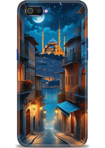 Realme C2 Kılıf Hd Baskılı Kılıf + Seramik Tam Kaplayan Ekran Koruyucu 221