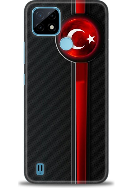 Realme C21 Kılıf Hd Baskılı Kılıf + Seramik Tam Kaplayan Ekran Koruyucu 32