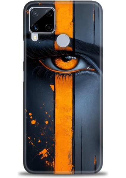 Realme C15 Kılıf Hd Baskılı Kılıf + Seramik Tam Kaplayan Ekran Koruyucu 142