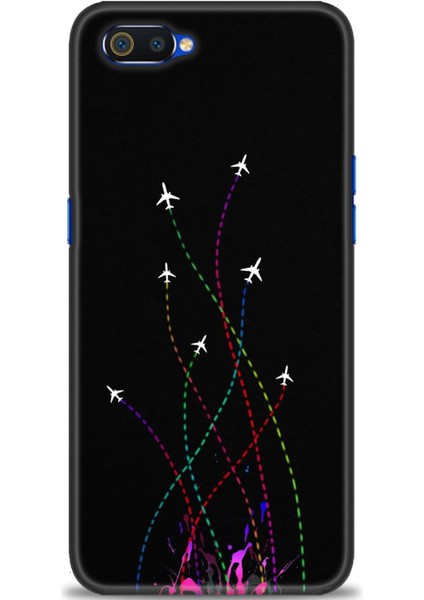 Realme C2 Kılıf Hd Baskılı Kılıf + Seramik Tam Kaplayan Ekran Koruyucu 388