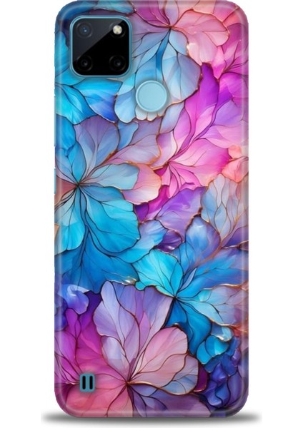 Realme C21Y Kılıf Hd Baskılı Kılıf + Seramik Tam Kaplayan Ekran Koruyucu 325