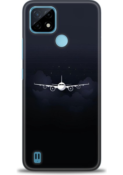 Realme C21 Kılıf Hd Baskılı Kılıf + Seramik Tam Kaplayan Ekran Koruyucu 381