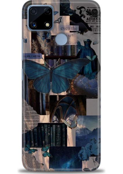 Realme C25 Kılıf Hd Baskılı Kılıf + Seramik Tam Kaplayan Ekran Koruyucu 207