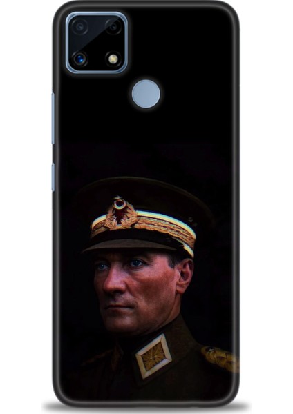 Realme C25 Kılıf Hd Baskılı Kılıf + Seramik Tam Kaplayan Ekran Koruyucu 21