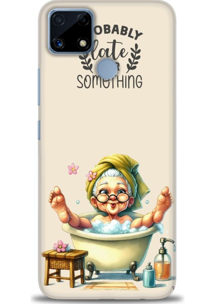 Realme C25 Kılıf Hd Baskılı Kılıf + Seramik Tam Kaplayan Ekran Koruyucu 47