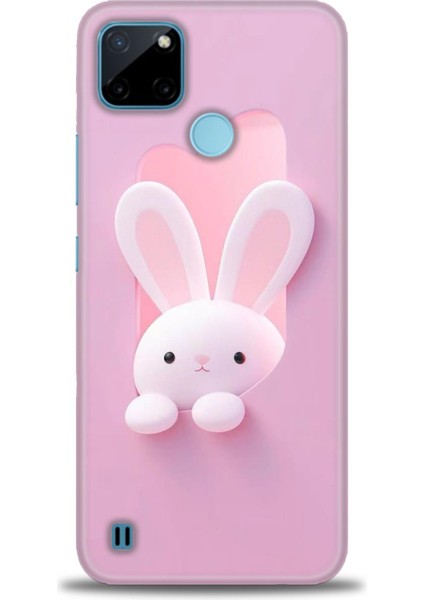 Realme C21Y Kılıf Hd Baskılı Kılıf + Seramik Tam Kaplayan Ekran Koruyucu 74