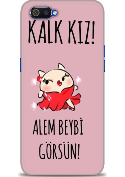 Realme C2 Kılıf Hd Baskılı Kılıf + Seramik Tam Kaplayan Ekran Koruyucu 165