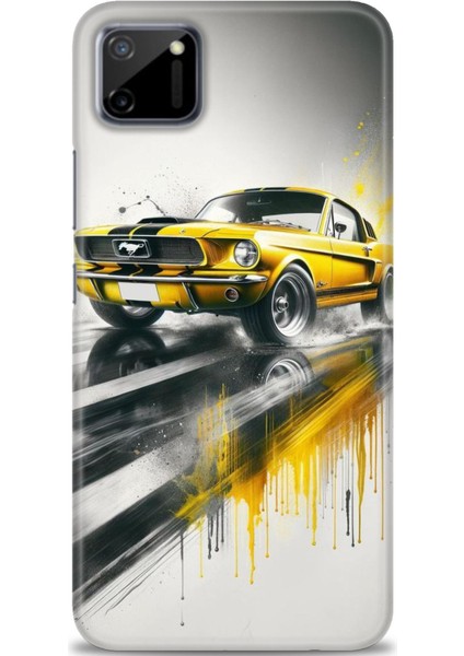 Realme C11 Kılıf Hd Baskılı Kılıf + Seramik Tam Kaplayan Ekran Koruyucu 108