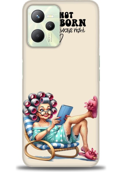 Realme C35 Kılıf Hd Baskılı Kılıf + Seramik Tam Kaplayan Ekran Koruyucu 49