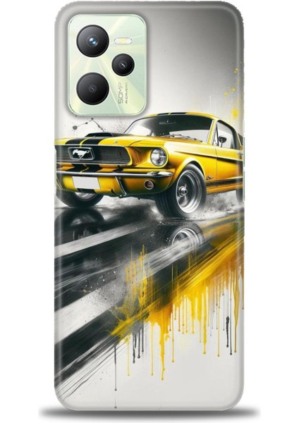 Realme C35 Kılıf Hd Baskılı Kılıf + Seramik Tam Kaplayan Ekran Koruyucu 108