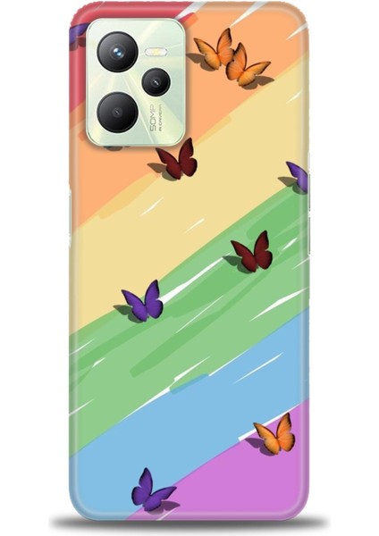 Realme C35 Kılıf Hd Baskılı Kılıf + Seramik Tam Kaplayan Ekran Koruyucu 420