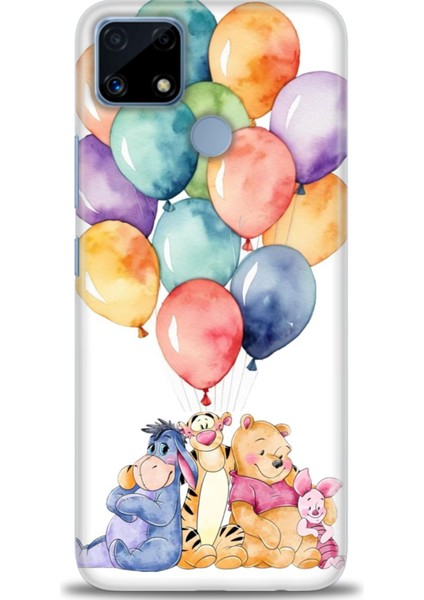 Realme C25 Kılıf Hd Baskılı Kılıf + Seramik Tam Kaplayan Ekran Koruyucu 60