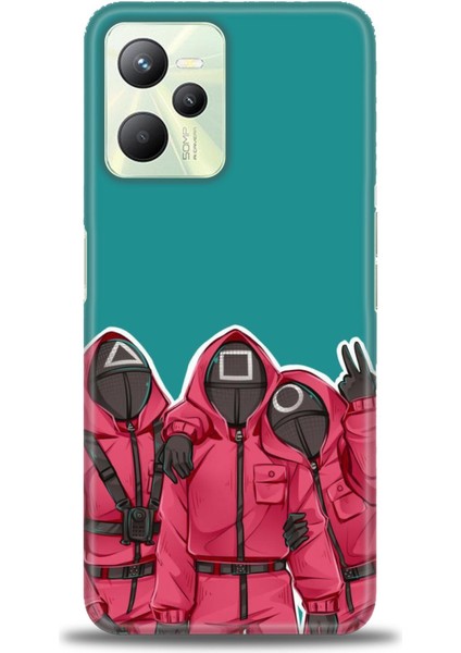 Realme C35 Kılıf Hd Baskılı Kılıf + Seramik Tam Kaplayan Ekran Koruyucu 290