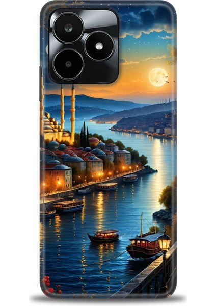 Realme C53 Kılıf Hd Baskılı Kılıf + Seramik Tam Kaplayan Ekran Koruyucu 222