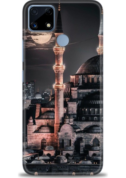 Realme C25S Kılıf Hd Baskılı Kılıf + Seramik Tam Kaplayan Ekran Koruyucu 230