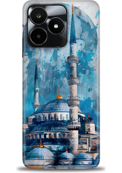 Realme C53 Kılıf Hd Baskılı Kılıf + Seramik Tam Kaplayan Ekran Koruyucu 228