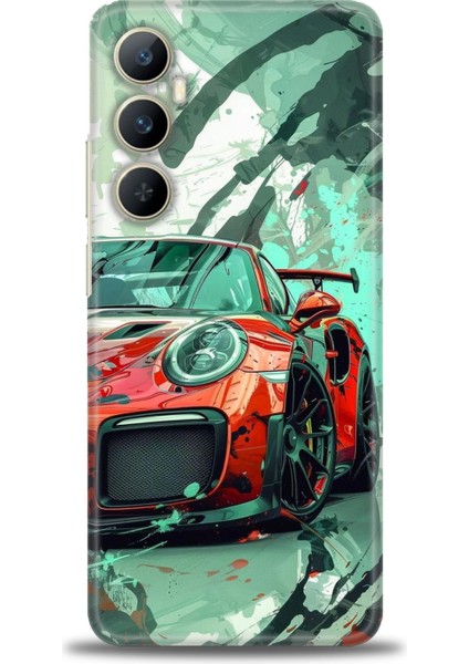 Realme C65 4g Kılıf Hd Baskılı Kılıf + Seramik Tam Kaplayan Ekran Koruyucu 109