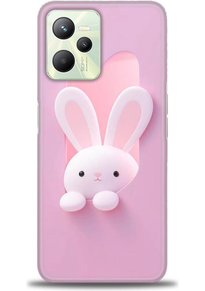 Realme C35 Kılıf Hd Baskılı Kılıf + Seramik Tam Kaplayan Ekran Koruyucu 74