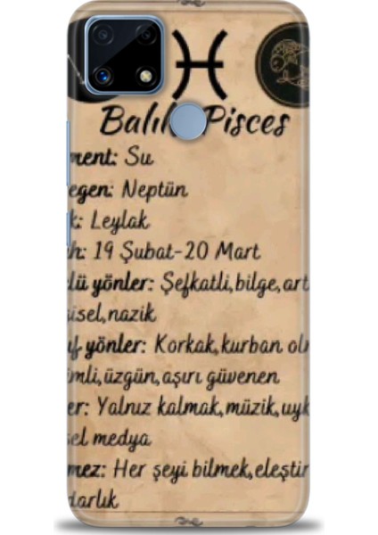 Realme C25 Kılıf Hd Baskılı Kılıf + Seramik Tam Kaplayan Ekran Koruyucu 473
