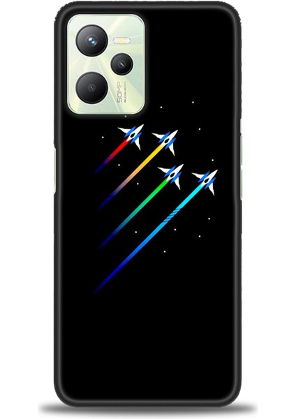 Realme C35 Kılıf Hd Baskılı Kılıf + Seramik Tam Kaplayan Ekran Koruyucu 389