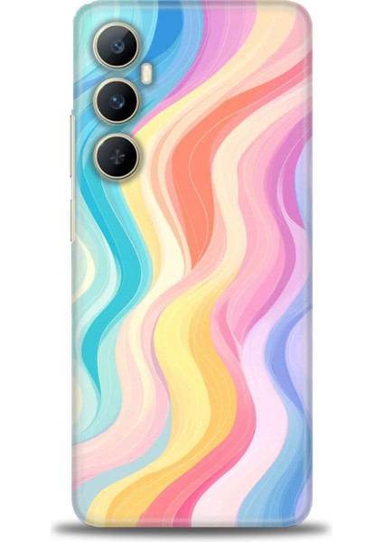 Realme C65 4g Kılıf Hd Baskılı Kılıf + Seramik Tam Kaplayan Ekran Koruyucu 424