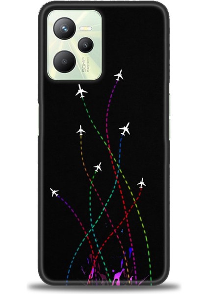Realme C35 Kılıf Hd Baskılı Kılıf + Seramik Tam Kaplayan Ekran Koruyucu 388