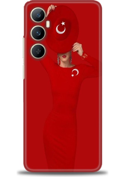 Realme C65 4g Kılıf Hd Baskılı Kılıf + Seramik Tam Kaplayan Ekran Koruyucu 241