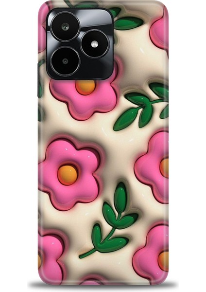 Realme C53 Kılıf Hd Baskılı Kılıf + Seramik Tam Kaplayan Ekran Koruyucu 111