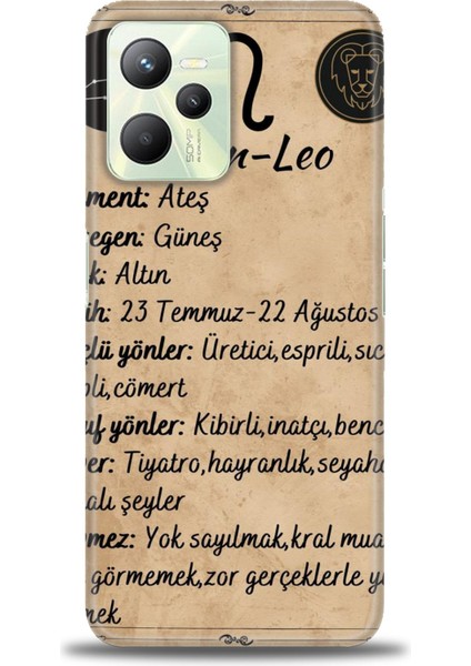 Realme C35 Kılıf Hd Baskılı Kılıf + Seramik Tam Kaplayan Ekran Koruyucu 475