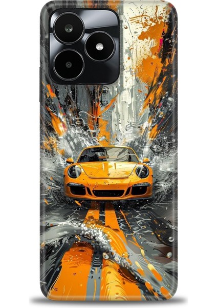 Realme C53 Kılıf Hd Baskılı Kılıf + Seramik Tam Kaplayan Ekran Koruyucu 101