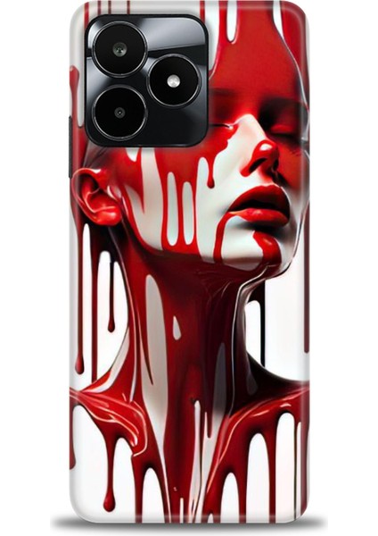 Realme C53 Kılıf Hd Baskılı Kılıf + Seramik Tam Kaplayan Ekran Koruyucu 150