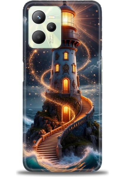 Realme C35 Kılıf Hd Baskılı Kılıf + Seramik Tam Kaplayan Ekran Koruyucu 232