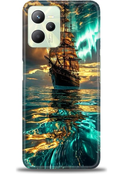 Realme C35 Kılıf Hd Baskılı Kılıf + Seramik Tam Kaplayan Ekran Koruyucu 237