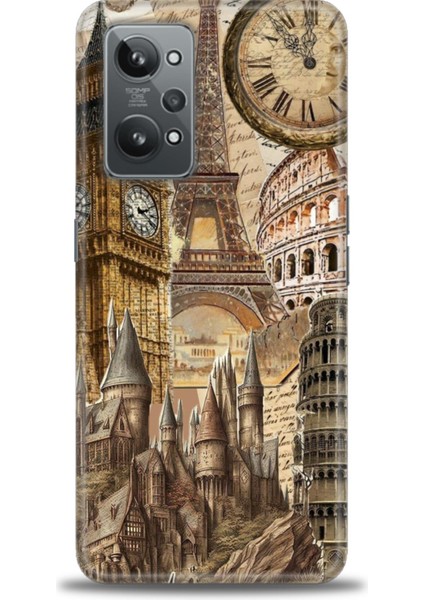 Realme Gt2 Kılıf Hd Baskılı Kılıf + Seramik Tam Kaplayan Ekran Koruyucu 263