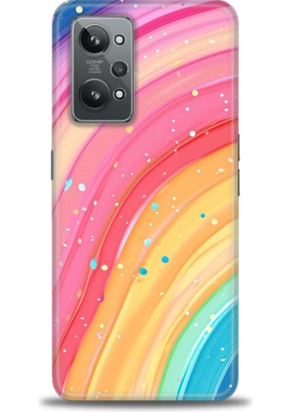 Realme Gt2 Kılıf Hd Baskılı Kılıf + Seramik Tam Kaplayan Ekran Koruyucu 415