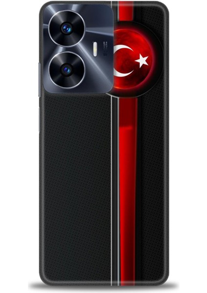 Realme C55 4g Kılıf Hd Baskılı Kılıf + Seramik Tam Kaplayan Ekran Koruyucu 32