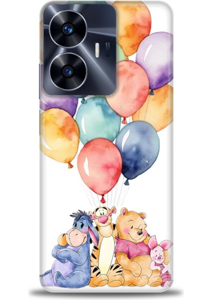 Realme C55 4g Kılıf Hd Baskılı Kılıf + Seramik Tam Kaplayan Ekran Koruyucu 60