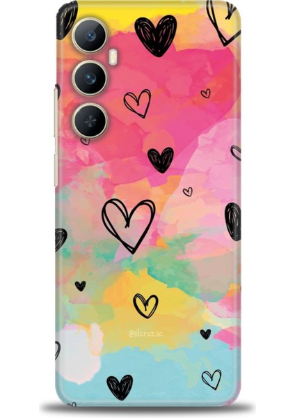 Realme C65 4g Kılıf Hd Baskılı Kılıf + Seramik Tam Kaplayan Ekran Koruyucu 417