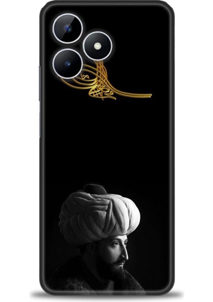 Realme Note 50 Kılıf Hd Baskılı Kılıf + Seramik Tam Kaplayan Ekran Koruyucu 465