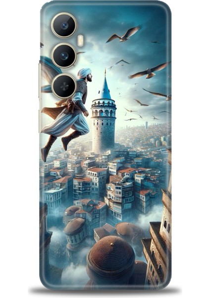 Realme C65 4g Kılıf Hd Baskılı Kılıf + Seramik Tam Kaplayan Ekran Koruyucu 224