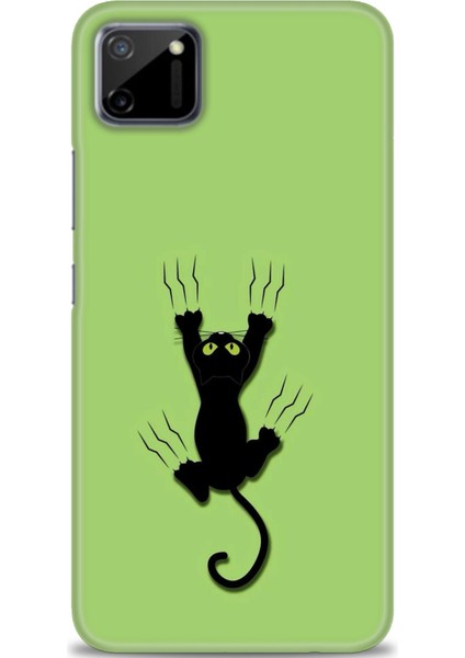 Realme C11 Kılıf Hd Baskılı Kılıf + Seramik Tam Kaplayan Ekran Koruyucu 65